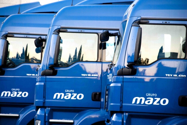 Flota de camiones de Grupo Mazo